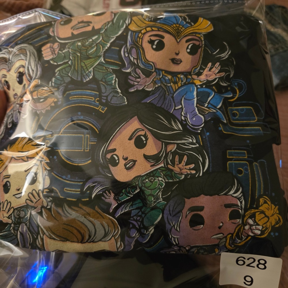 Funko Marvel Eternals Graphic Tee Mens XL Black Short Sleeve Cotton Movie‎ Promo - Picture 7 of 7